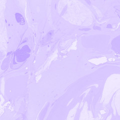 Violet marble ink paper textures on white background. Chaotic abstract organic design.	