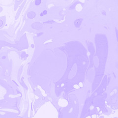 Violet marble ink paper textures on white background. Chaotic abstract organic design.	