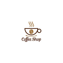 Coffee logo for product label and cafe and resto