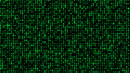 Abstract spotted illustration background. Vector particle pattern with point. Green dots.