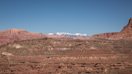 Desert and snow