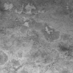 	 Silver watercolor background on white paper. Paint leaks and ombre effects.	