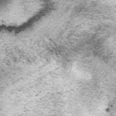 Naklejka premium Silver watercolor background on white paper. Paint leaks and ombre effects. 