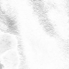	 Silver watercolor background on white paper. Paint leaks and ombre effects.	