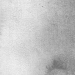 	 Silver watercolor background on white paper. Paint leaks and ombre effects.	