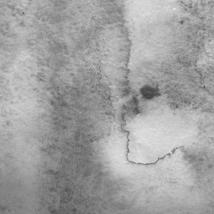 	 Silver watercolor background on white paper. Paint leaks and ombre effects.	