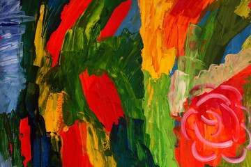 Detail of the Painting as a Background