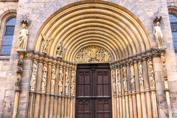 Obraz premium Fürstenportal am Bamberger Dom
