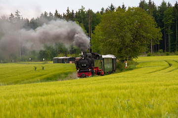 Fototapeta premium Öchsle Museum Railway w Górnej Szwabii