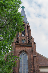 Protestant parish of St. Bartholomew , church in Friedrichshain, Berlin, Germany