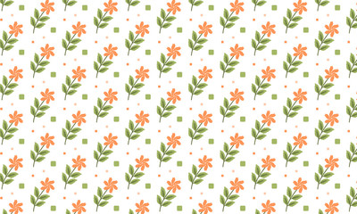 Orange Flower Background
