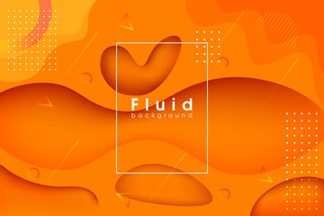 Colorful Fluid Shapes Background Design