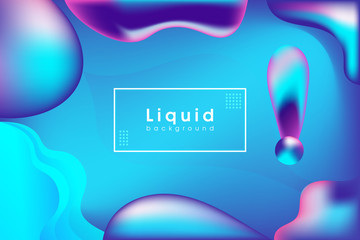 Modern Background of Abstract Liquid Shapes