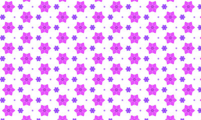 Pink Flower Pattern Background