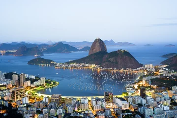Raamstickers Suikerbroodberg in Rio de Janeiro © fredchimelli