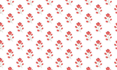 Beauty Full Red Flower Background