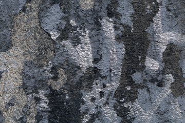 Aged street wall background. Cracked paint wall texture. Old cracked paint concrete wall texture back.
