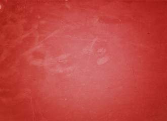 Bright red blurred with stain on empty background. Rough abstract surface wallpaper.