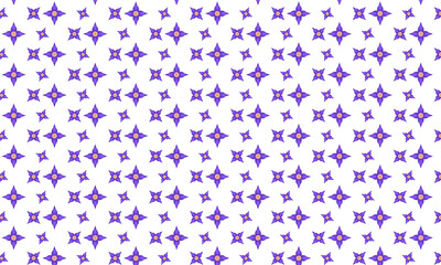 Colorful Flower On White Background