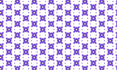 Colorful Flower On White Background