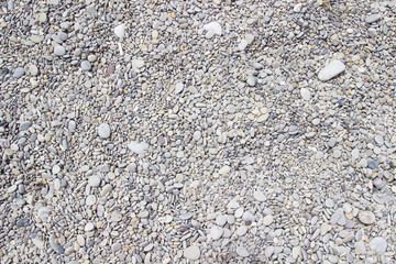 Pebbles, natural background, close-up, top view