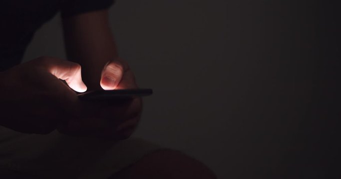 Man on Phone Texting, Social Media, Typing, Scrolling Cell Phone Smartphone