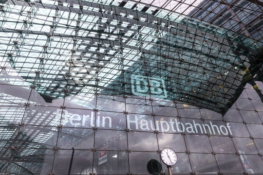 berlin, brandenburg/germany - 11 02 19: berlin central station in berlin germany