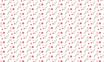 Red Skunk cabbage Flower Pattern Background