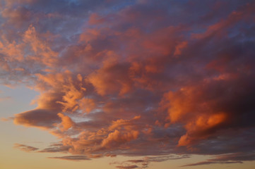 Beautiful sky with clouds background, Sky with clouds weather nature cloud blue.