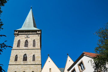 Fototapeta na wymiar St Katharinen Church in Osnabruck, Germany