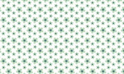 Colorful Flower On White Background