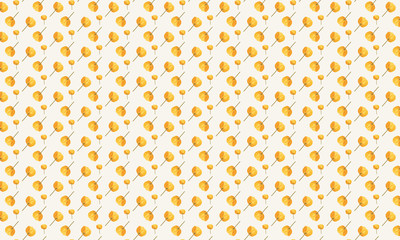 Yellow Flower Pattern Background 