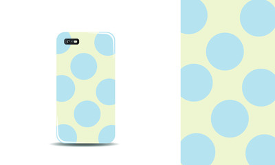 abstract phone case design vector background