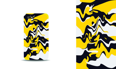 abstract phone case design vector background