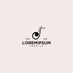 Jazz Music Logo Design Template