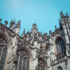The exterior of the famous Sintjans Cathedral of Den Bosch in the Netherlands