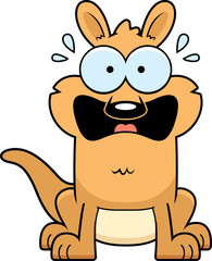 Terrified Little Kangaroo