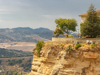 Obraz premium Views of the Parador de Ronda