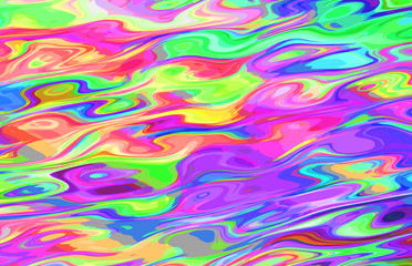colorful abstract wavy graphic 