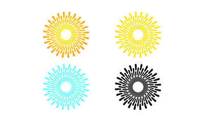 Vector - Sunburst star icon, Sun burst shapes. Vintage light starburst logo, Sunburst minimal logo frames.  Sunburn Icon Vector,  sun and light logo. Sunburst shapes.  sun burst effect, Sun symbol.