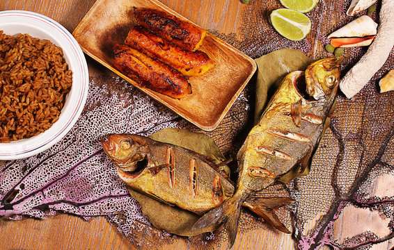 fried fish, Dominican food