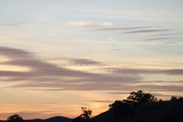 Golden Sunset in the Western U.S.