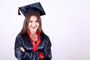 portrait of a young woman university student