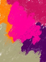 Colorful abstract background. Smears of multi-colored paints. 