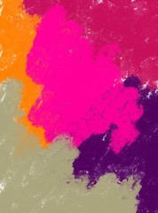 Fototapeta premium Colorful abstract background. Smears of multi-colored paints. 