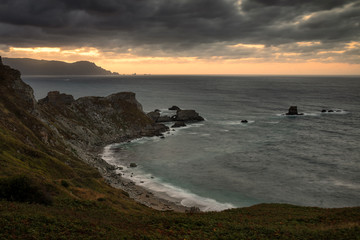 Loiba Cliffs and Ortegal cape in the background