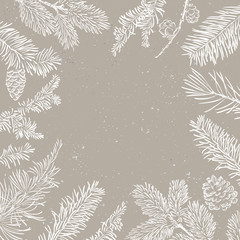 Christmas Poster - Illustration. Vector illustration of Christmas Background