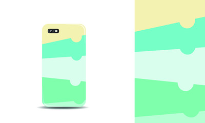 abstract phone case vector design background template