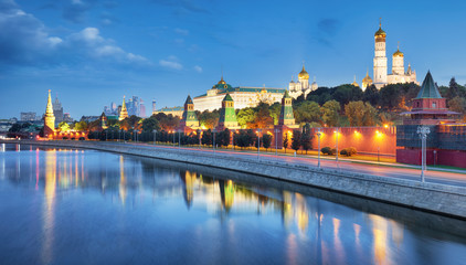 Moscow cityscape in Russia, Kremlin