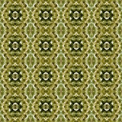 repeatable pattern with olive drab, beige and very dark green colors. seamless graphic can be used for card designs, background graphic element, wallpaper and texture